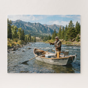 Fischer auf dem Yellowstone River