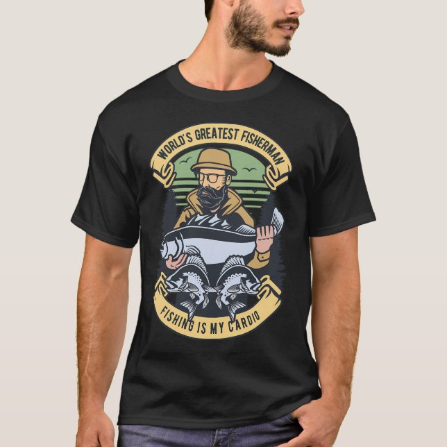 Fischer beste Geschenk Mann T-Shirt (Vorderseite)