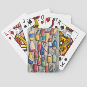 Fischer-Buoys-Küste Spielkarten
