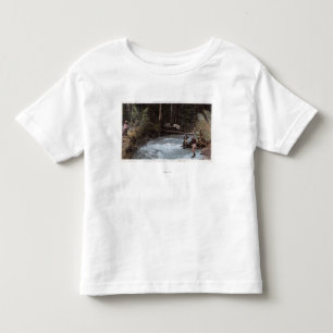 Fischer, die am Commonwealth-Nebenfluss fischen Kleinkind T-shirt