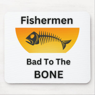 Fischer, die schlecht zum Knochen sind. Outdoorsme Mousepad