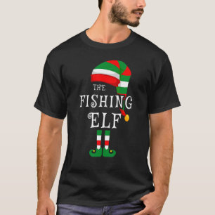 Fischer-Elfen-Familie-Weihnachten passende Pyjamas T-Shirt