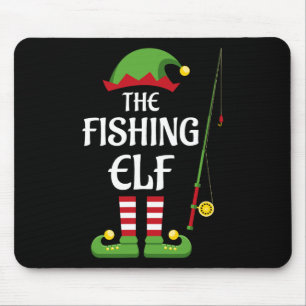 Fischer-Elfen-Familien-Matching-Gruppe Weihnachten Mousepad