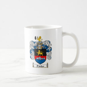 FISCHER FAMILIENWAPPEN - FISCHER WAPPEN KAFFEETASSE