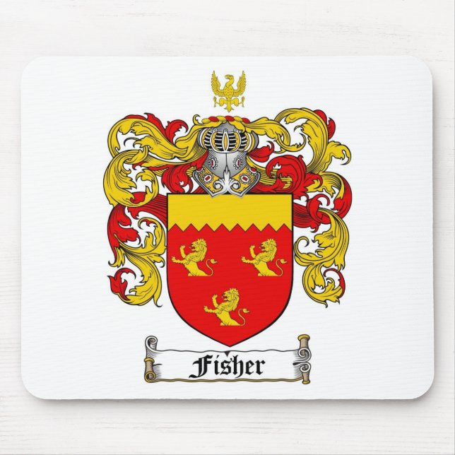 FISCHER-FAMILIENWAPPEN - FISCHER-WAPPEN MOUSEPAD (Vorne)