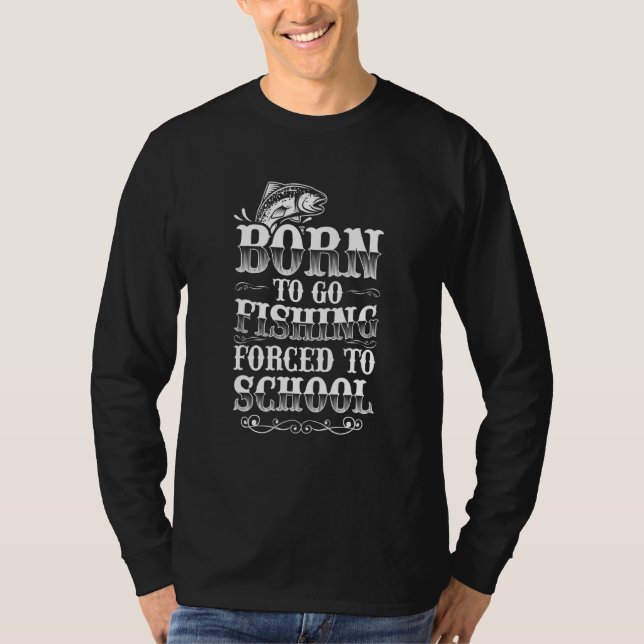 Fischer fangen Mesh Fisch an T-Shirt (Vorderseite)