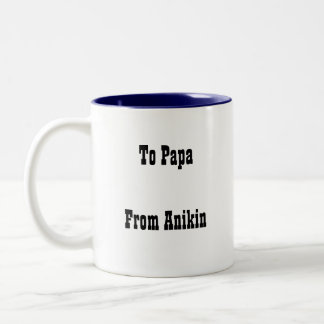 Fischer, Fischen, fishing1, zu PapaFrom Anikin Zweifarbige Tasse