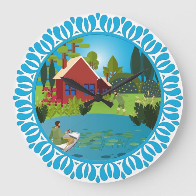 Fischer Große Wanduhr (Vorderseite)