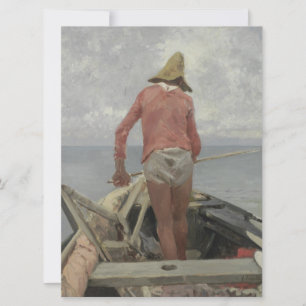 Fischer in Seinem Boot (von Vincenzo Caprile) Karte