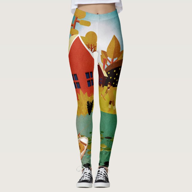 Fischer Leggings (Vorderseite)