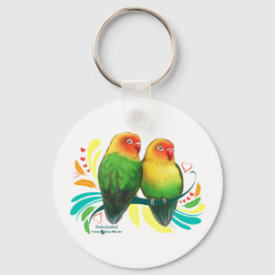Fischer Lovebirds Schlüsselanhänger