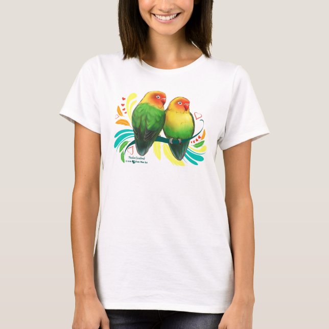 Fischer Lovebirds T-Shirt (Vorderseite)