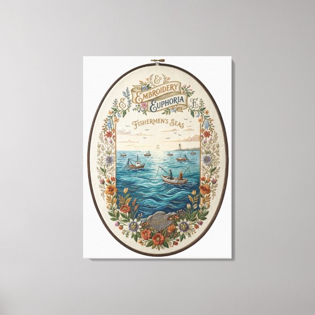 Fischer-Meere Leinwanddruck (Vorderseite)