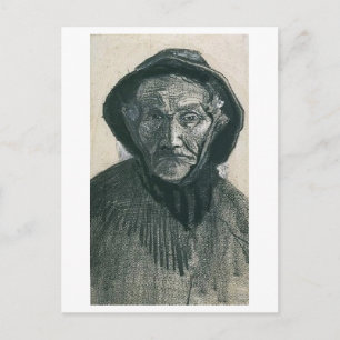 Fischer mit Südwester, Kopf, Vincent van Gogh Postkarte