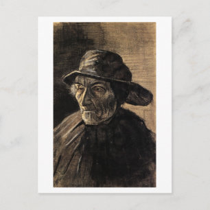 Fischer mit Südwester, Vincent van Gogh Postkarte