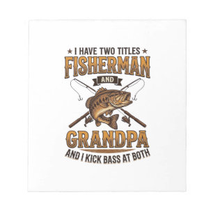 Fischer-Opa Vintage-Gravur-Angler-Shirt_ Notizblock