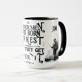 "Fischer.." Personalisierbar Tasse