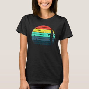 Fischer - Sonnenuntergang - Retro Angling - Fisch  T-Shirt