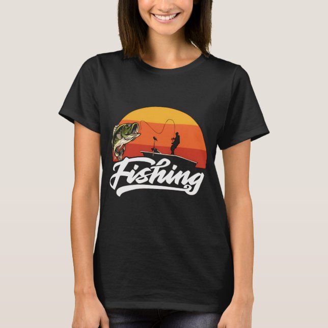 Fischer Superheld Design T-Shirt (Vorderseite)