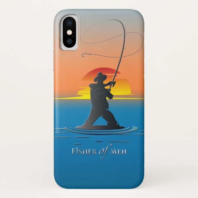 Fischer von Menschen Case-Mate iPhone Hülle (Rückseite)