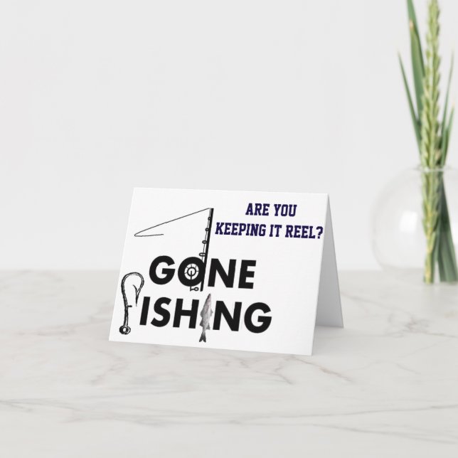 FISCHERANS **40. GEBURTSTAG** BEHALTEND IT REEL KARTE (Vorderseite)