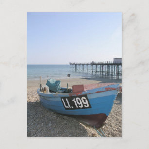 Fischerboot Bognor Regis, Sussex, Vereinigtes Köni Postkarte