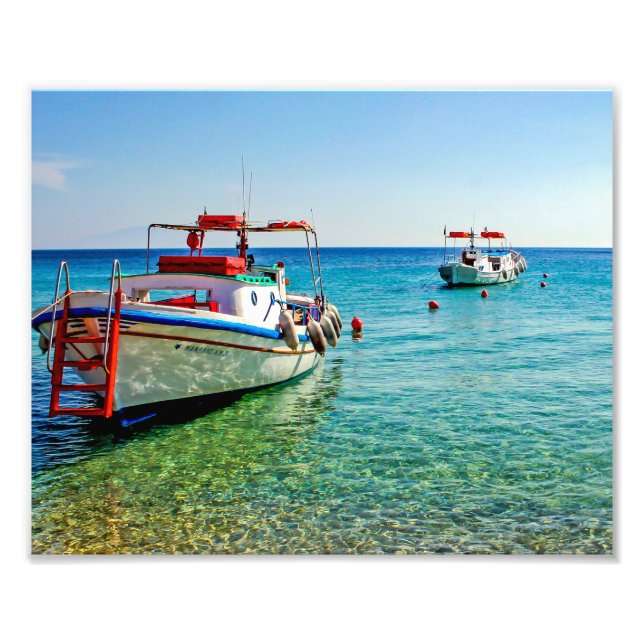 Fischerboot Fotodruck (Vorne)