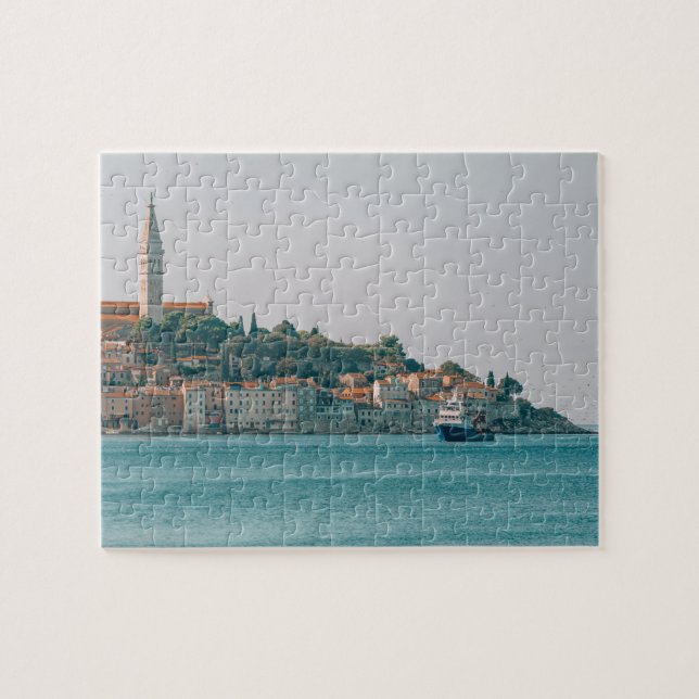 Fischerboot in der Nähe von Rovinj Kroatien (Horizontal)