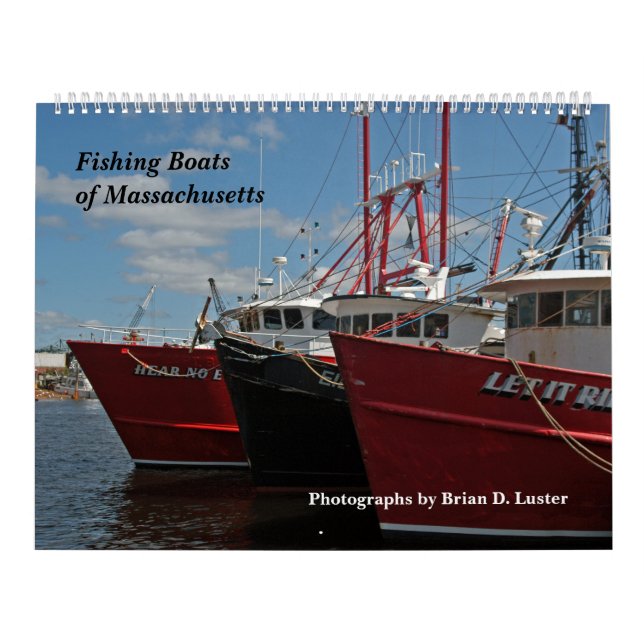 Fischerboot-Kalender 2014 Massachusetts Kalender (Titelbild)