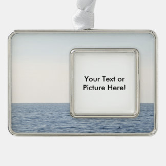 Fischerboot Rahmen-Ornament Silber