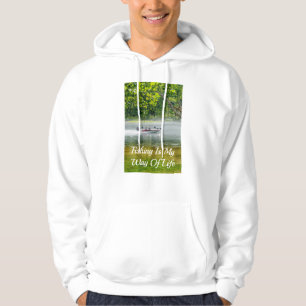 Fischerboot unterwegs Sweatshirt Hoodie
