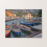 Fischerboote am See in Riva del Garda Italien<br><div class="desc">Dieses landschaftliche Puzzle beinhaltet bunte Fischerboote an der Riva del Garda in Italien #travel #jigsawpuzzle #stockingstuffers #games #games</div>
