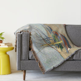 Fischerboote am Strand von Vincent Van Gogh Decke