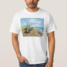 Fischerboote auf dem Strand durch Vincent van Gogh