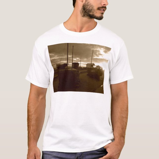 Fischerboote Brightons T-Shirt (Vorderseite)