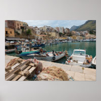 Fischerboote im Hafen von Castellammare del Golfo