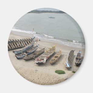 Fischerboote in Elmina, Ghana Magnet