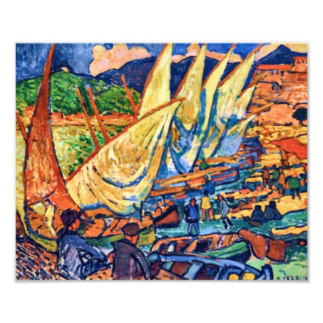 Fischerboote, Kollision | Andre Derain | Fotodruck (Vorne)