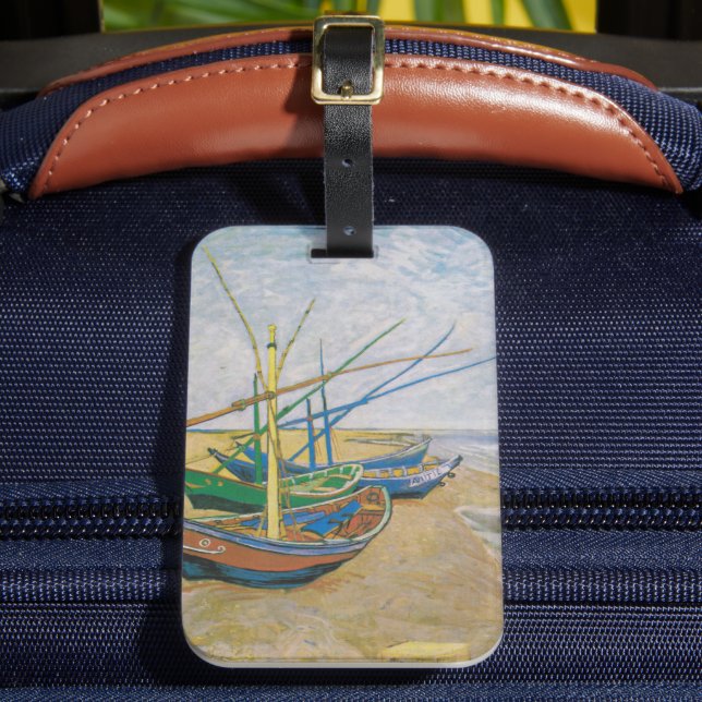 Fischerboote | Vincent van Gogh Gepäckanhänger (Vorderseite Insitu 2)