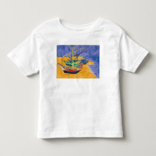 Fischerboote Vincent van Goghs auf dem Strand Kleinkind T-shirt