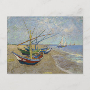 Fischerboote von Vincent Van Gogh Postkarte