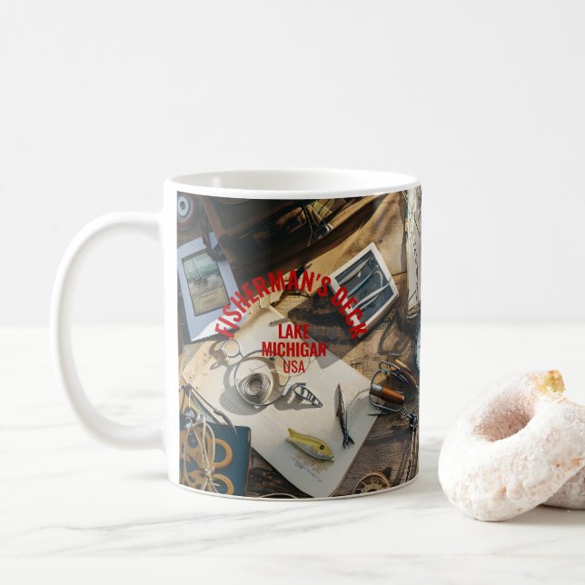 Fischerdeck-Tasse Kaffeetasse (Mit Donut)