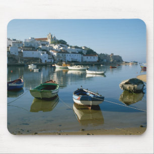 Fischerdorf Ferragudo, Algarve, Portugal Mousepad