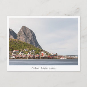 Fischerdorf Lofoten - Norwegen Postkarte