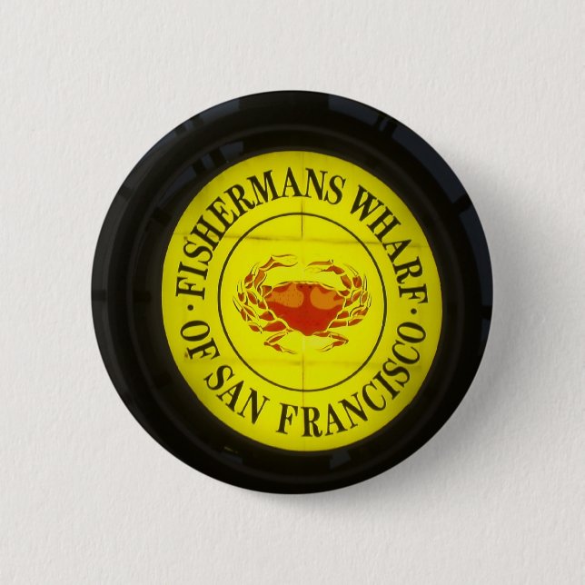 Fischerdorf San Francisco Button (Vorderseite)