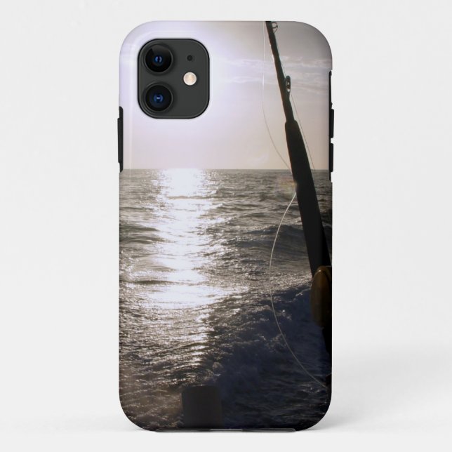Fischerei am Fall des Sonnenuntergangs iPhone5 Case-Mate iPhone Hülle (Rückseite)