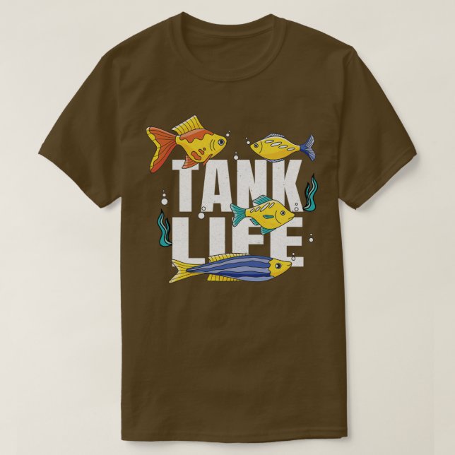 Fischerei Aquarium Fischerhalter Salzwasser 1 T-Shirt (Design vorne)