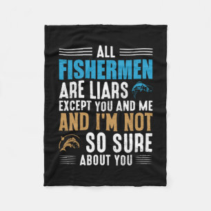 Fischerei Art All Fisherman Fleecedecke