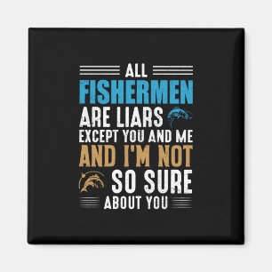 Fischerei Art All Fisherman Magnet