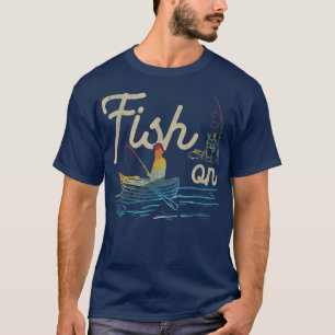 Fischerei auf Bassfischerei Vintag m T-Shirt